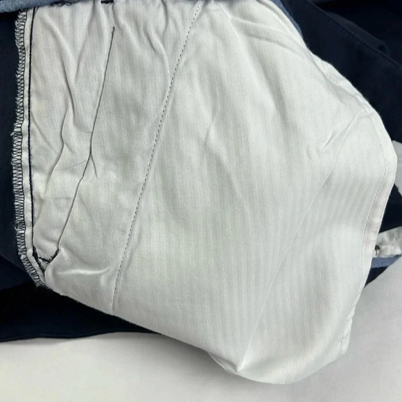 Talbots New Women’s 18WP Navy Blue Pockets Wide Leg High Waist Full Length Pant - Picture 9 of 12